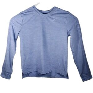 Adidas Girls Size XL (16) - Long Sleeve Mélange Training Tee